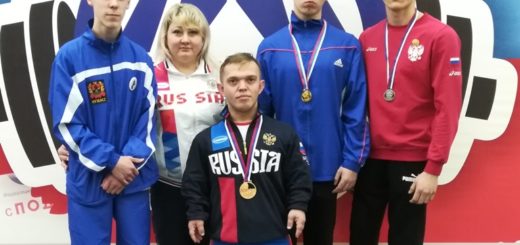 Т.В.Ельцова со своими спортсменами