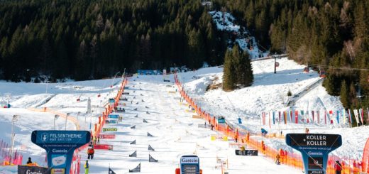 Сноубордная трасса в Австрии